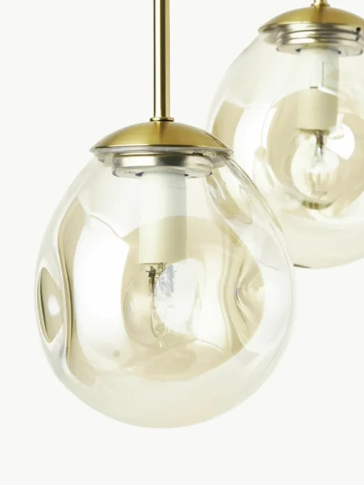 Cluster hanglamp Amora van glas