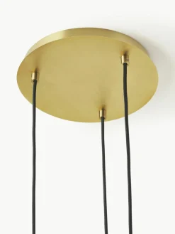 Cluster hanglamp Amora van glas
