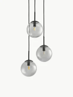 Cluster hanglamp Edie van rookglas