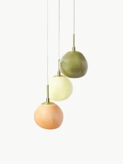 Cluster hanglamp Josie van opaalglas