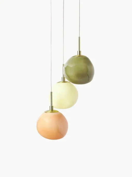 Cluster hanglamp Josie van opaalglas