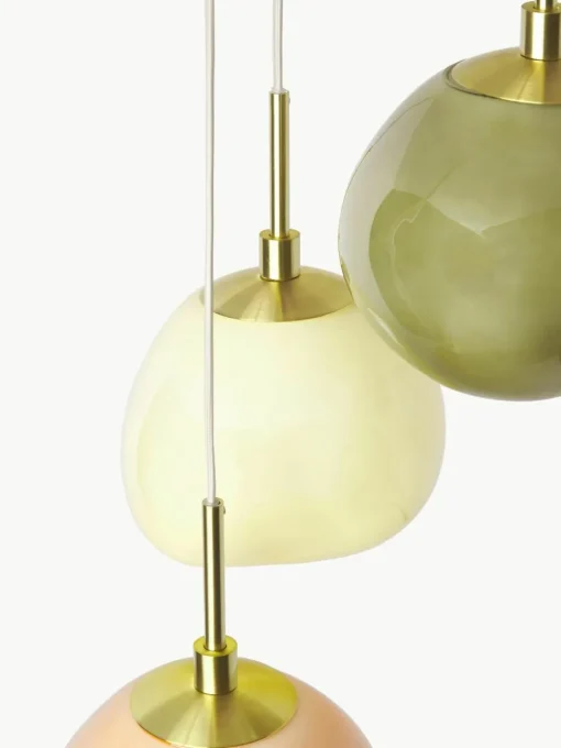 Cluster hanglamp Josie van opaalglas