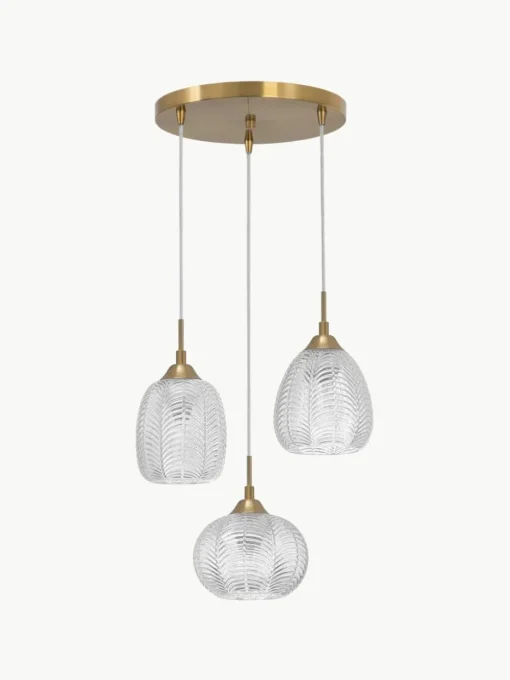 Cluster hanglamp Vario van gesatineerd glas