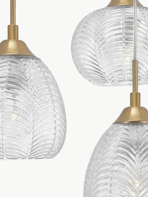 Cluster hanglamp Vario van gesatineerd glas