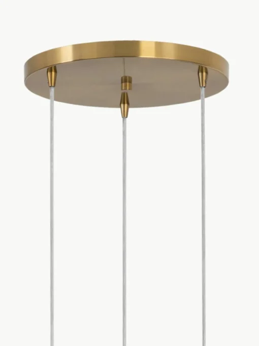 Cluster hanglamp Vario van gesatineerd glas