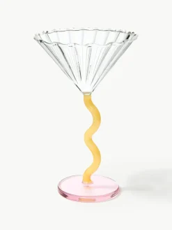 Cocktailglazen Curve van borosilicaatglas, 2 stuks