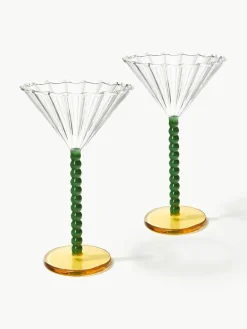 Cocktailglazen Perle uit borosilicaatglas, 2 stuks