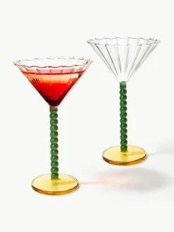 Cocktailglazen Perle uit borosilicaatglas, 2 stuks
