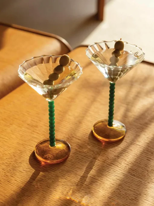 Cocktailglazen Perle uit borosilicaatglas, 2 stuks