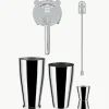 Cocktailset Lunar Eclipse van edelstaal, set van 5