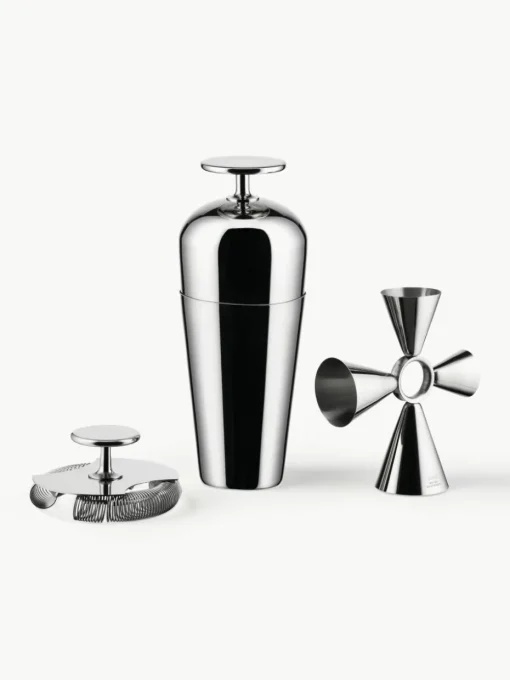 Cocktailset Parisienne van edelstaal, set van 3