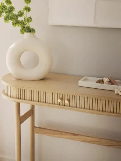 Console Calary met geribde voorzijde