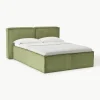 Corduroy boxspring bed Lennon