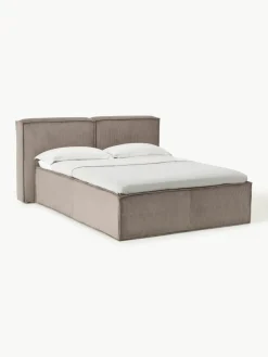Corduroy boxspring bed Lennon