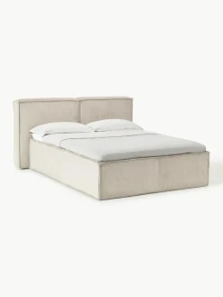 Corduroy boxspring bed Lennon