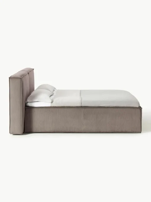 Corduroy boxspring bed Lennon