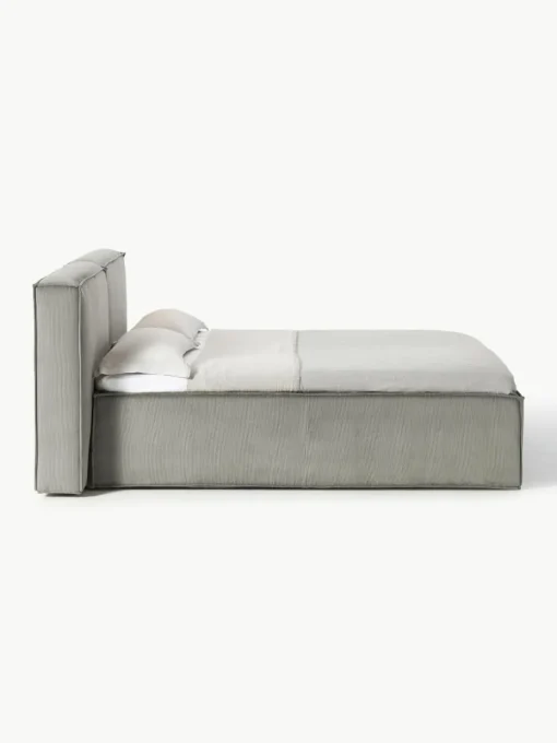 Corduroy boxspring bed Lennon