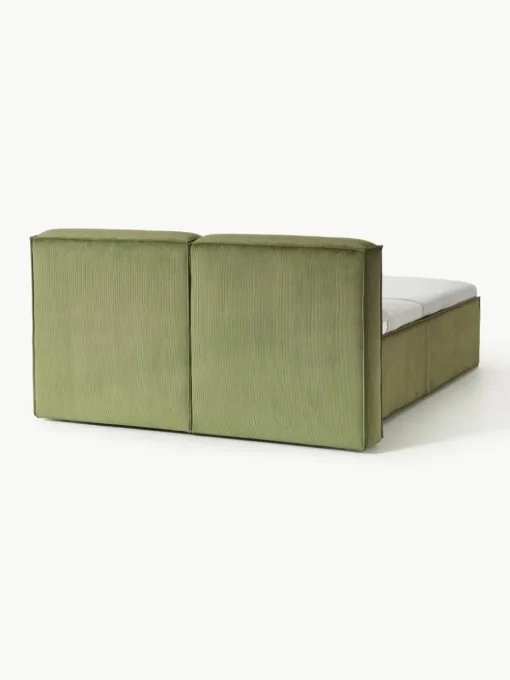 Corduroy boxspring bed Lennon