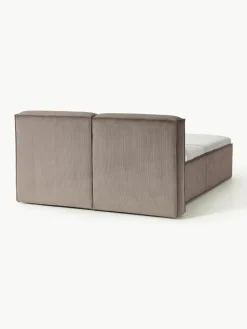 Corduroy boxspring bed Lennon