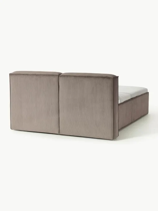 Corduroy boxspring bed Lennon