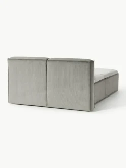 Corduroy boxspring bed Lennon