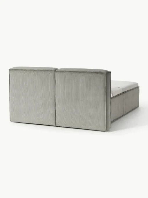 Corduroy boxspring bed Lennon