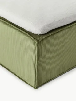 Corduroy boxspring bed Lennon