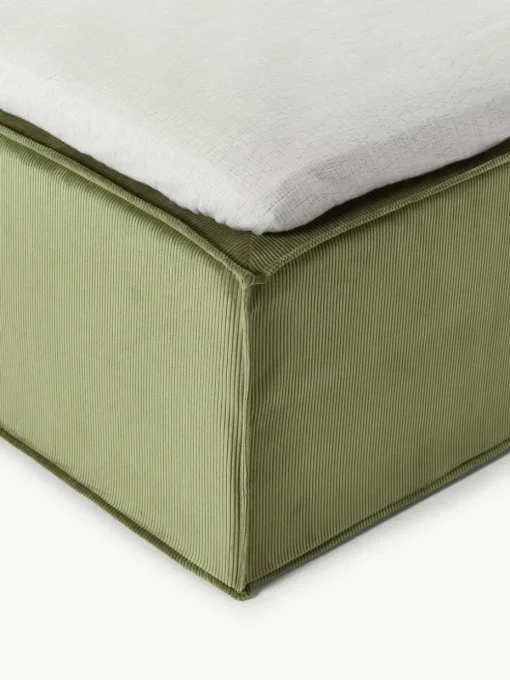 Corduroy boxspring bed Lennon