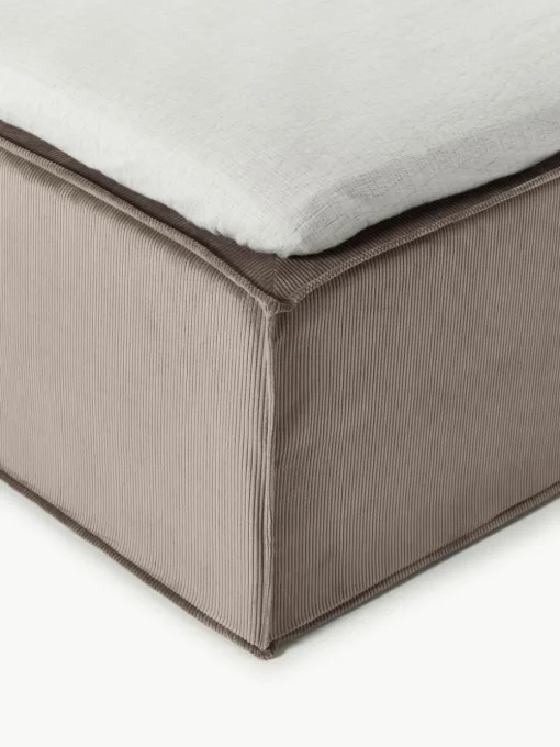 Corduroy boxspring bed Lennon
