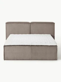Corduroy boxspring bed Lennon