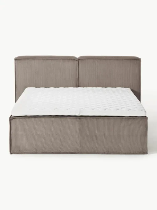 Corduroy boxspring bed Lennon