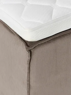 Corduroy boxspring bed Lennon
