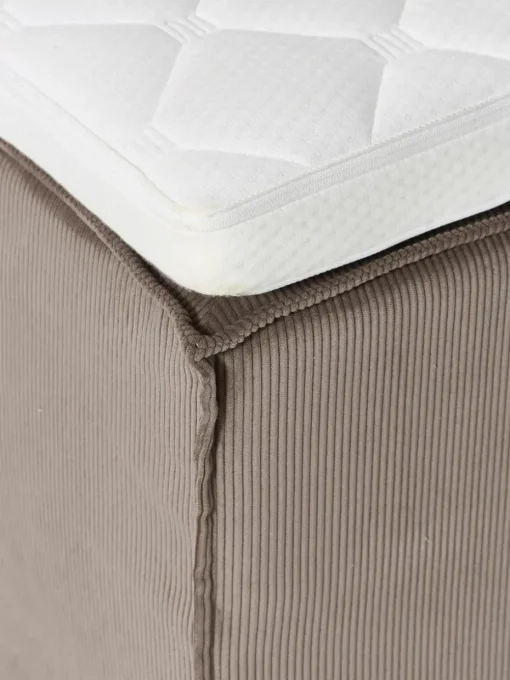Corduroy boxspring bed Lennon