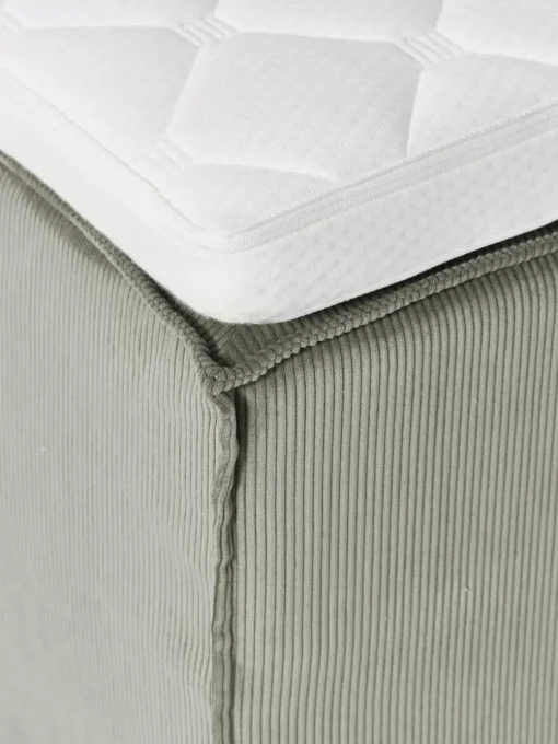 Corduroy boxspring bed Lennon