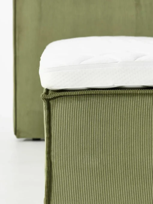 Corduroy boxspring bed Lennon