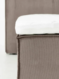 Corduroy boxspring bed Lennon