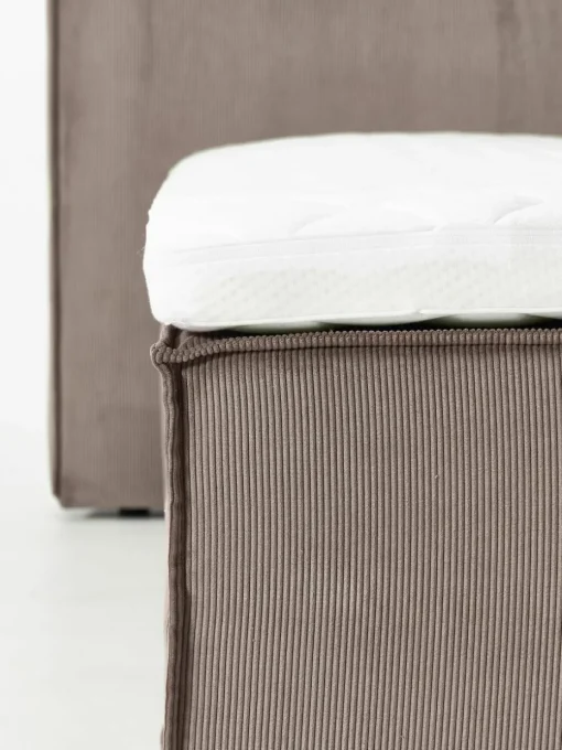 Corduroy boxspring bed Lennon