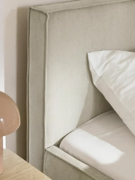 Corduroy eenpersoonsbed Dream met opbergruimte