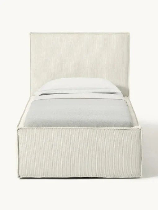 Corduroy eenpersoonsbed Dream met opbergruimte