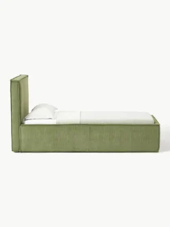 Corduroy eenpersoonsbed Dream met opbergruimte