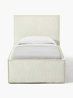 Corduroy eenpersoonsbed Dream met opbergruimte