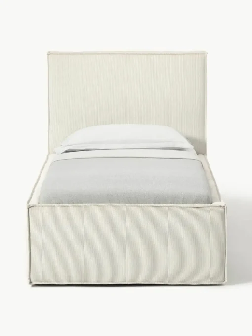 Corduroy eenpersoonsbed Dream met opbergruimte