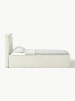 Corduroy eenpersoonsbed Dream met opbergruimte