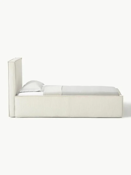Corduroy eenpersoonsbed Dream met opbergruimte