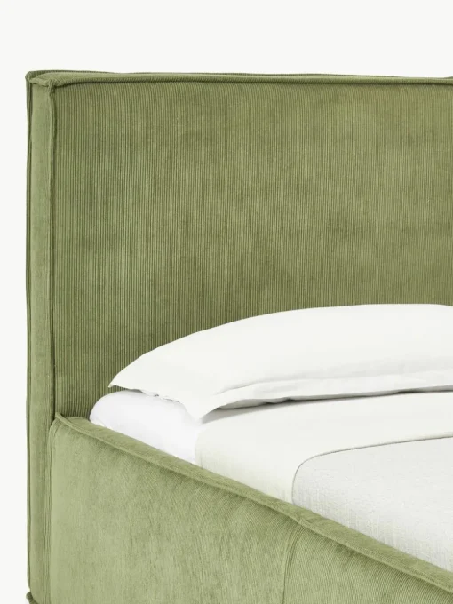 Corduroy eenpersoonsbed Dream met opbergruimte