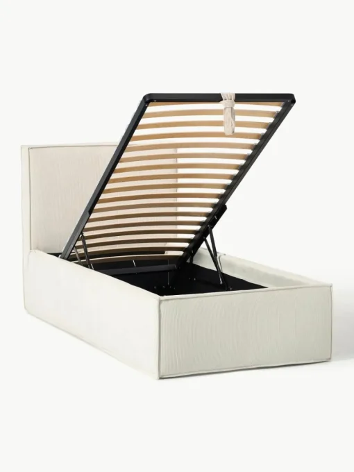 Corduroy eenpersoonsbed Dream met opbergruimte