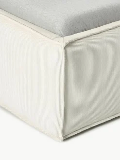 Corduroy eenpersoonsbed Dream met opbergruimte