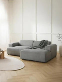 Corduroy hoekbank Melva (3-zits)