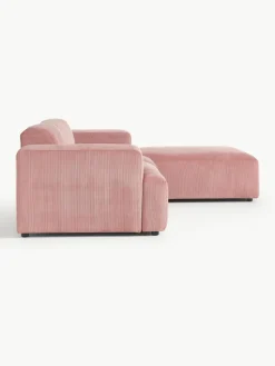 Corduroy hoekbank Melva (4-zits)