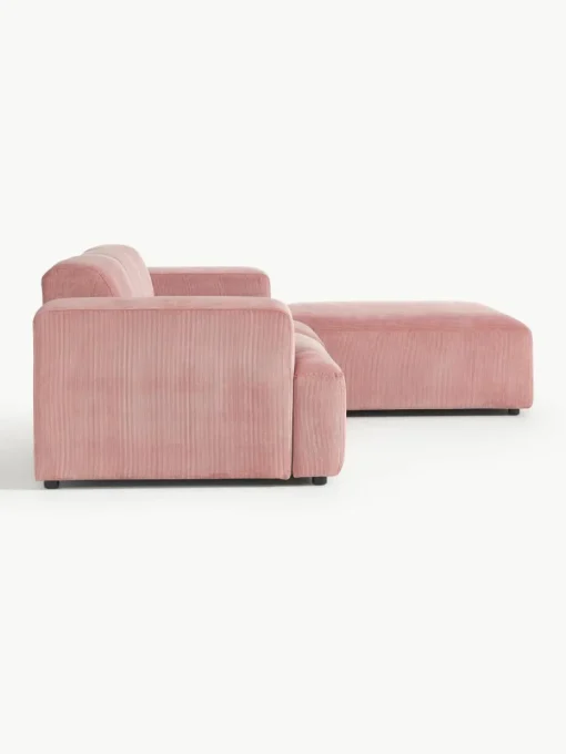 Corduroy hoekbank Melva (4-zits)